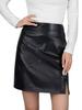 2025 Autumn Women's High-Waisted Leather Pencil Skirt – Hip-Hugging, Anti-Exposure, Short Style for European and American Markets