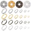 500-690pcs Iron Open Jump Rings DIY Jewelry Findings Kit Double Loops Split Rings Connectors for DIY Jewelry Making Accessories