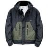 American Trendy Brand Tooling Jacket Men's Spring and Autumn New Color Matching Jacket Trendy Casual Versatile Hooded Jacket