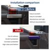 Purple 4X Interior Side Door Handle Decor Cover Trim Kit For Ford F150 2015-