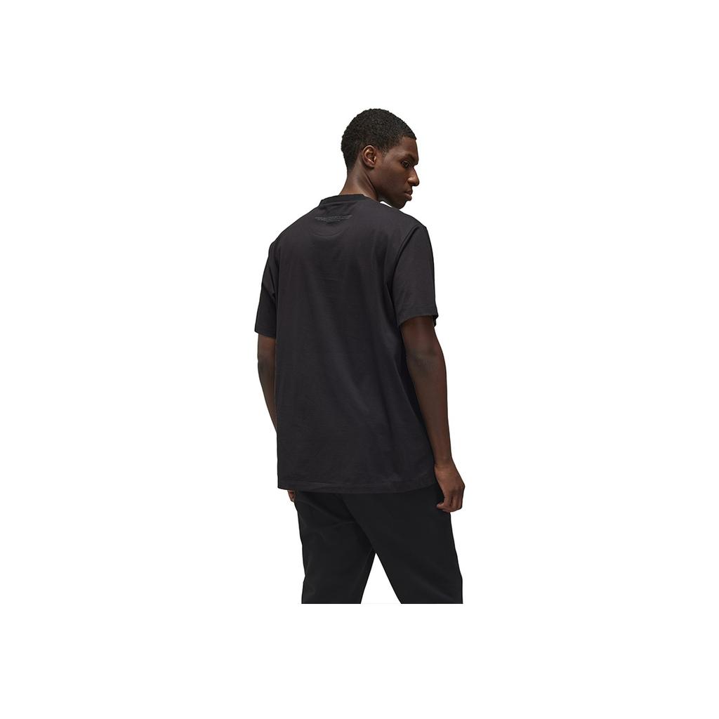 Y-3 Logo Short-Sleeve Tee Black Unisex Tops JE9282
