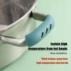 4/8/12Pcs Silicone Pan Handle Cover Heat Insulation Cover Pot Ear Clip Non-slip Steamer Casserole Pan Handle Holder Kitchen Tool