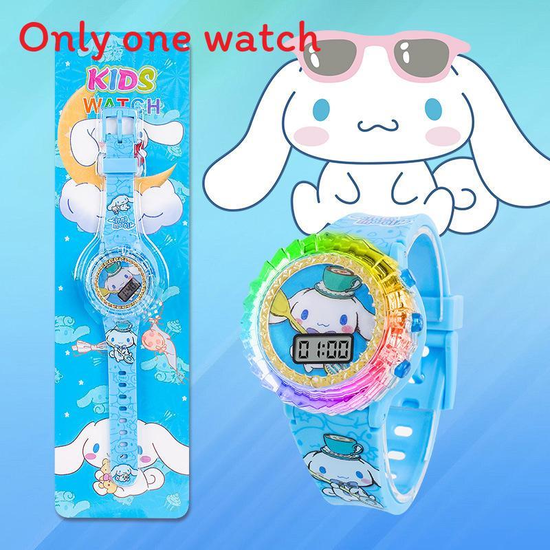 Kinder Cartoon LED Uhr mit Iron Man Batman Frozen Hello Kitty Design für Schulkinder