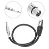 6.35mm XLR Female To Cable Balanced Interconnect Cable for Microphone Mixer