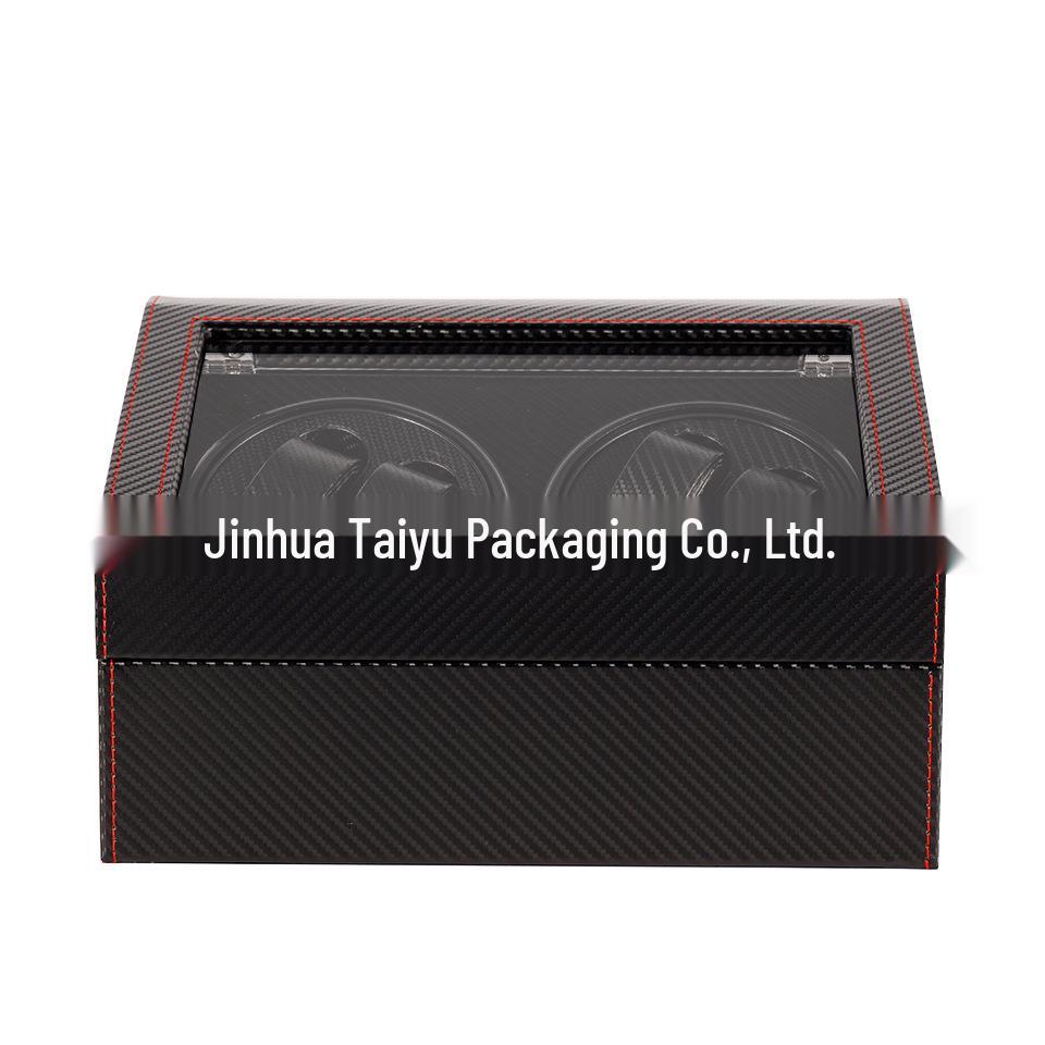 Luxury Leather Watch Winder & Storage Box for 4+6 Automatic Mechanical Watches, In Stock