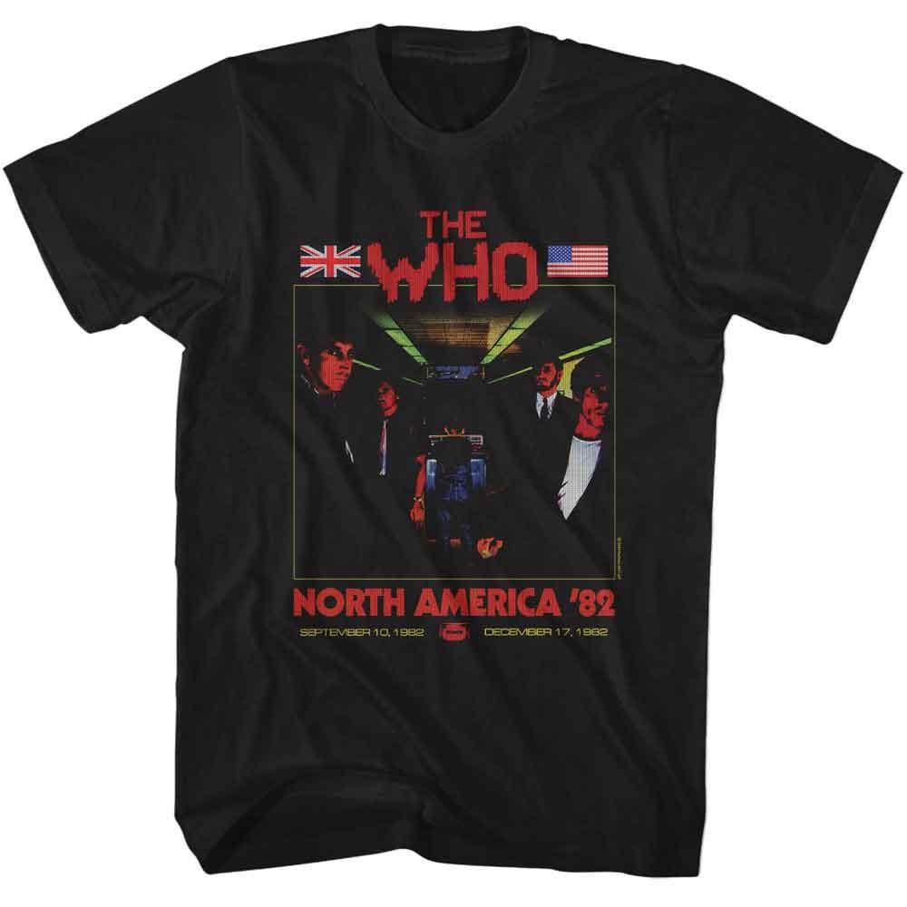 The Who Its Hard North America 82 Black Music Shirt