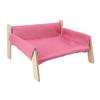 Elevated Cat Couch Wood Structure Stable Support Relaxing Strong Load Capacity Cat Sofa Bed for Home