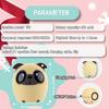 1.77 Inch Portable Mini Bluetooth Speaker Wireless with Lanyard, Cute Dog Style Bluetooth 5.0 for Phone PC Android Home Indoor Outdoor