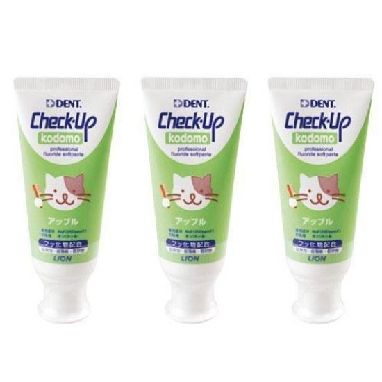 Lion Checkup Kodomo 60g (Apple) Set 3