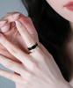 Reve Baguette Q Layered Epoch Ring Black