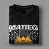 Matteo Italienischer Hirnzerfall Lustiges Meme Gen Z Viral Baumwoll-T-Shirt für Herren Sommer T-Shirts O-Ausschnitt Mode Tees Übergroß Heißer Verkauf Tops