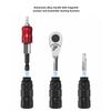 Portable Bike Service Kit with Driver Handle Ratchet Wrench, Tire Aids and Mixed Driver for Daily Travel Maintenance Task Support