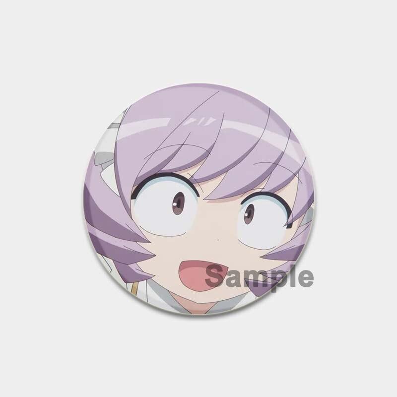 58MM Anime Komi Can T Communicate Lapel Pin Cartoon Cosplay Badge Creative Gifts Gujian Classmates Brooches Cute Pins for Backpacks