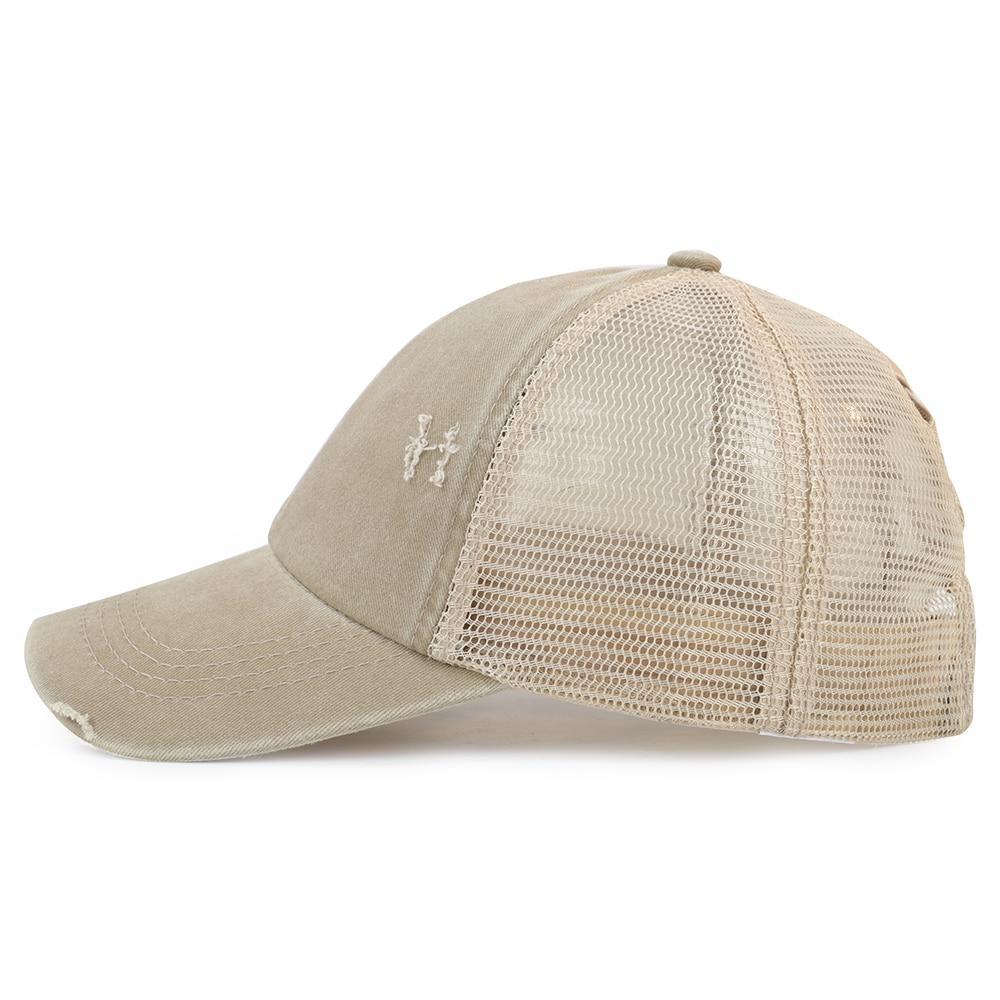 Buy Woman Cross Ponytail Baseball Cap 