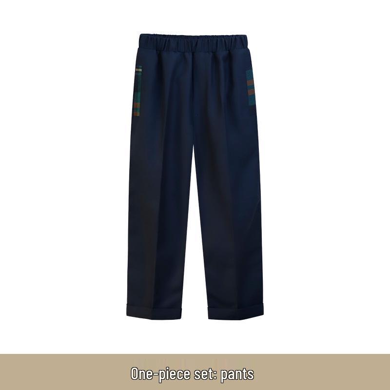 British Style Formal Plaid School Uniform Set for Girls