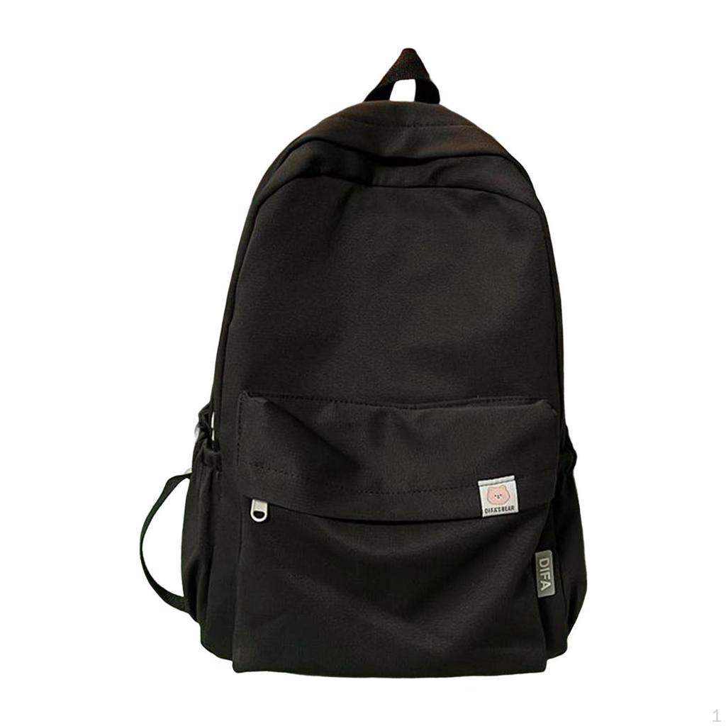 Solid Color Backpack Cute Aesthetic Laptop for Short Trips Camping