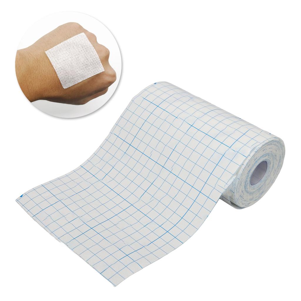 Adhesive Bandage Stretchy Breathable Cuttable Dressing Tape Roll for Wound Post Surgery Care White