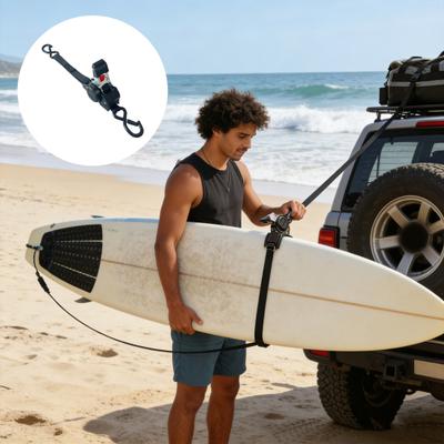 Yousheng 200/300CM Retractable Ratchet Strap Heavy Duty Self Retracting Motorcycle Truck Cargo Securing Furniture Moving Auto Tie Down Strap