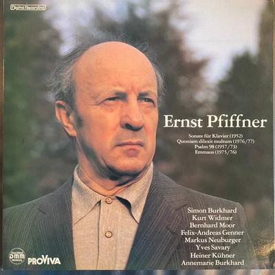 LP-Schallplatte ERNST PFIFFNER - Ernst Pfiffner ISPV138 Pro Viva 1987 Deutschland Klassik Gebraucht