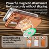 Luxury For Magsafe Magnetic Lens Protect Camera Stand Phone Case for iPhone 17 16 15 14 13 Pro Max Shockproof Glass Back Cover