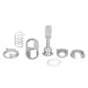 Door Lock Cylinder Repair Kit 7Pcs For VW Golf MK4 Bora 1U0837167 1U0837168