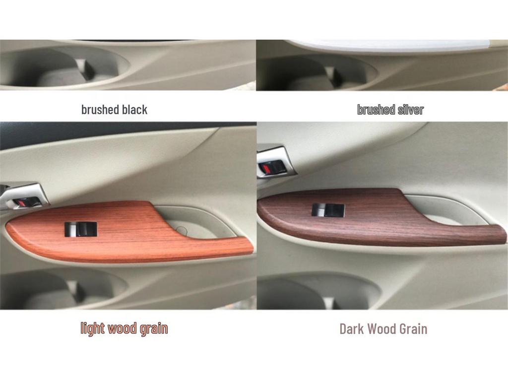 Dongfeng Yixuan Innenkonsole & Tür Anti-Kick Kohlefaser Schutzaufkleber