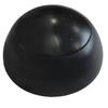 Two-piece screw cover cap M8 BLACK