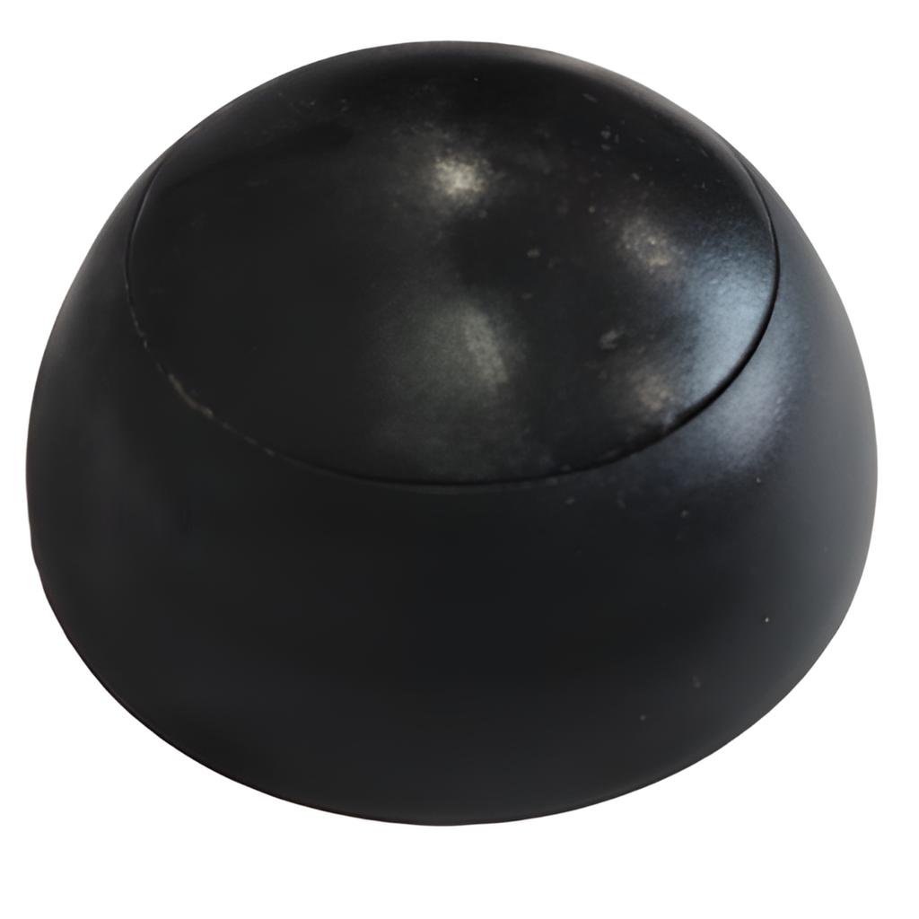 Two-piece screw cover cap M8 BLACK