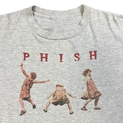 Vintage 90s Giant PHISH Dancing Band Tee T Shirt NI457