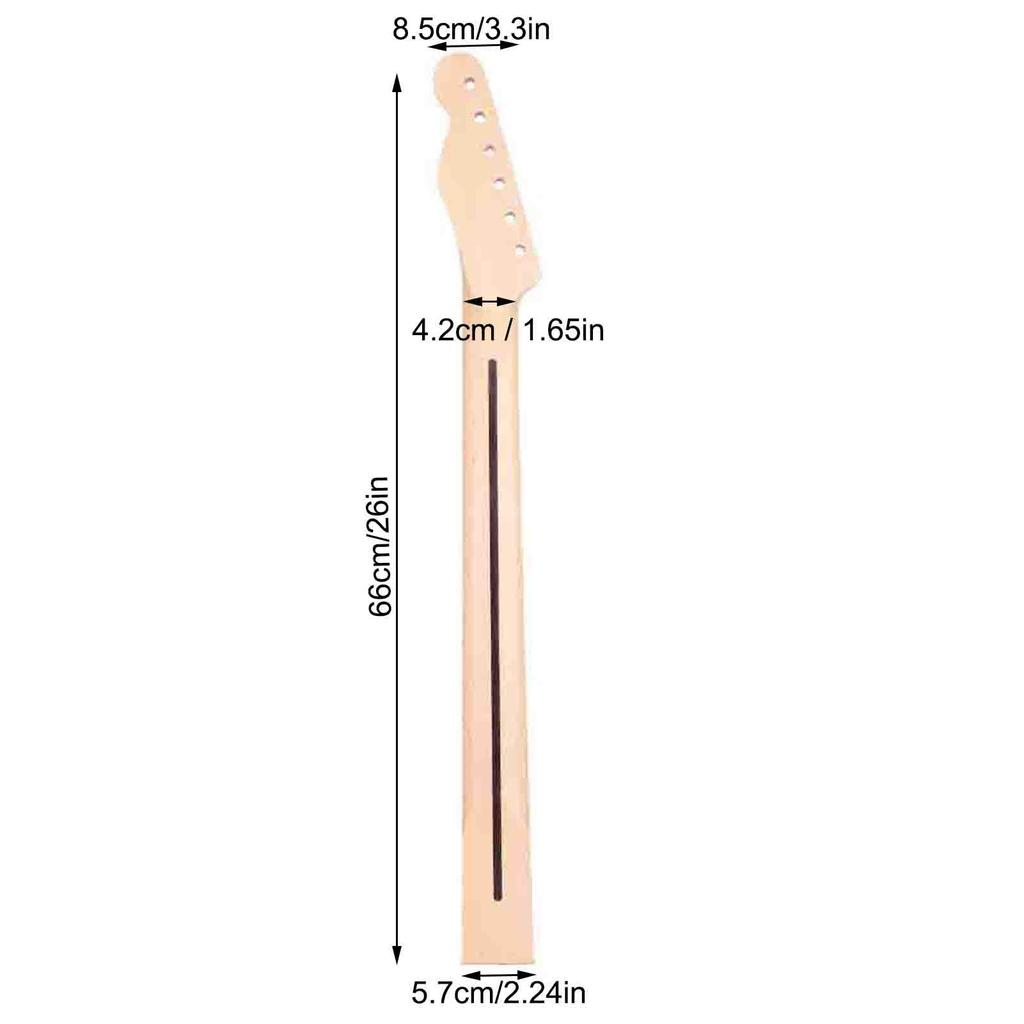 Guitar Neck, Maple Guitar Neck, Strat Neck, Adjustable, Fret Inlay Sticker, Music Guitar, Bright Sound Quality