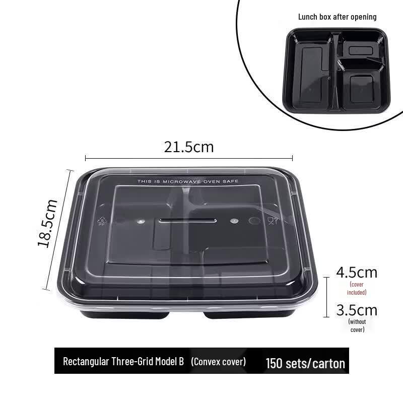 Qiwei Disposable Compartmented Food Containers