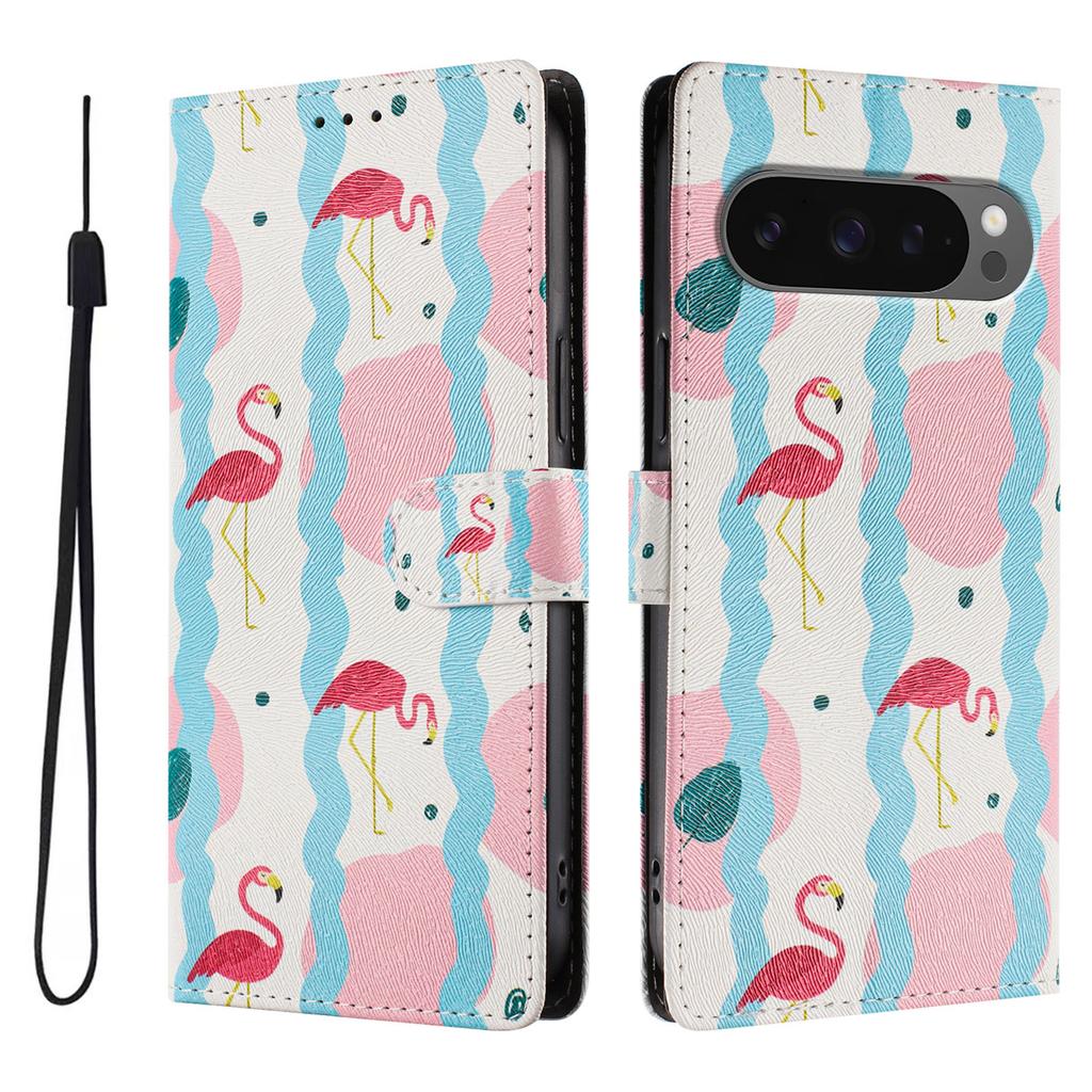 Printed Cartoon Magnetic Leather Wallet Case for Google Pixel 10A 10 9 9A 8 8A 7 7A 6 6A 5 5A 4A 5G Pro XL Phone Flip Book Cover