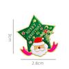 Elk Enamel Pins Cartoon Christmas Badges Pins Wholesale Xmas Brooch  Women