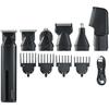 Haartrimmer & barbe 6-in-1 multifunctioneel - - HS 0710 - 90 min autonomie - Magnetische opzetstukken - IPX6 - Zwart