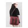 Bolsa de Ombro Único Bolsa Feminina Tendência Simples Moda Versão Coreana Grande Capacidade Mão Transversal Lona