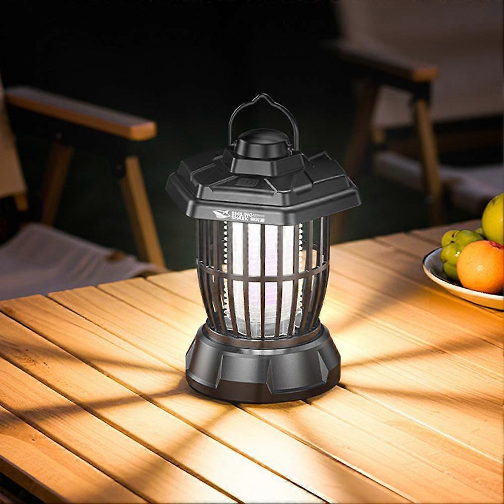 Lampa-pułapka na owady - 3 tryby LED, światło kempingowe z funkcją fioletowego zabijania owadów