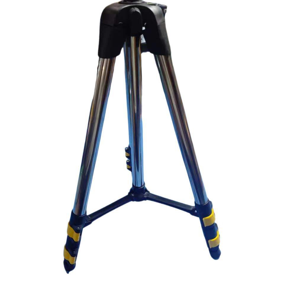 NEWBEAT 1.5m Telescopic Laser Level Tripod - Thickened Stainless Steel Survey Stand