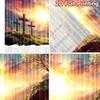 2D flat Photography Backdrop Scene Backdrop Easter Sunrise Resurrection 100% Polyester Family Party for Suitable for indoor