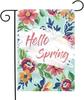 Welcome Hello Spring Oral Garden Ag 12x18 Double Sided Spring-1 ZZU