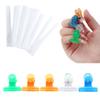 10pcs Nail Extension  glass Manicure Extend Form Acrylic Tips 5pcs Nail Art Clamps