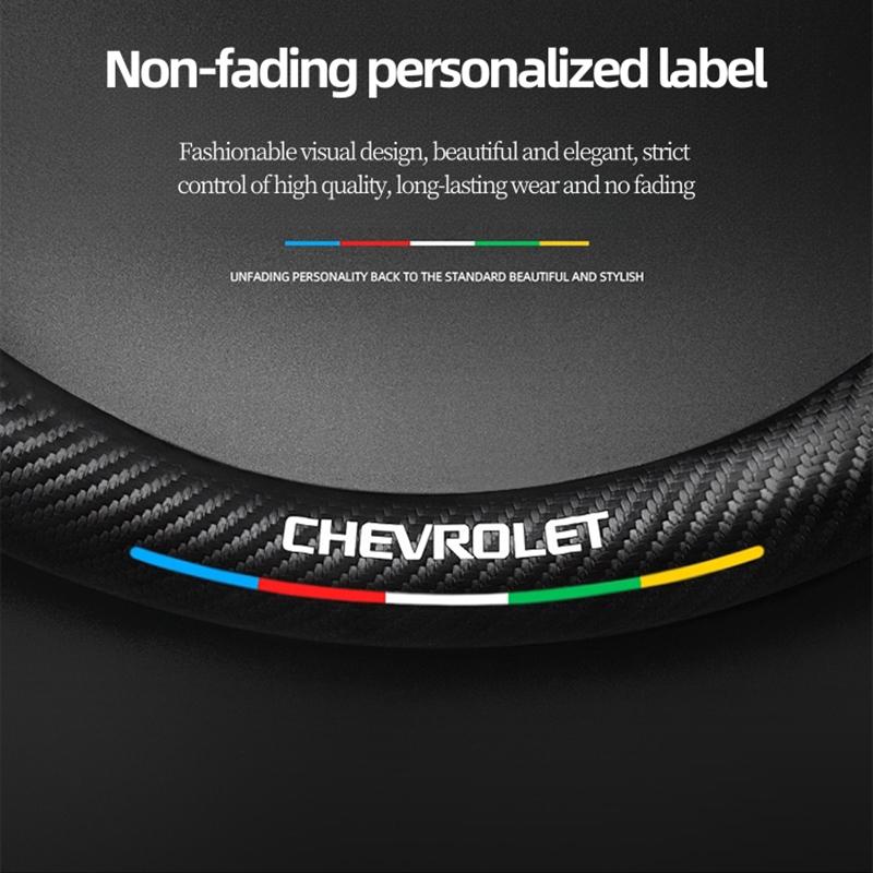Voor Chevrolet Auto Stuurwielhoes Koolstofvezel Leer Suede Passend voor Cruze Captiva Lacetti Aveo Niva Spark Sonic Trax Camaro