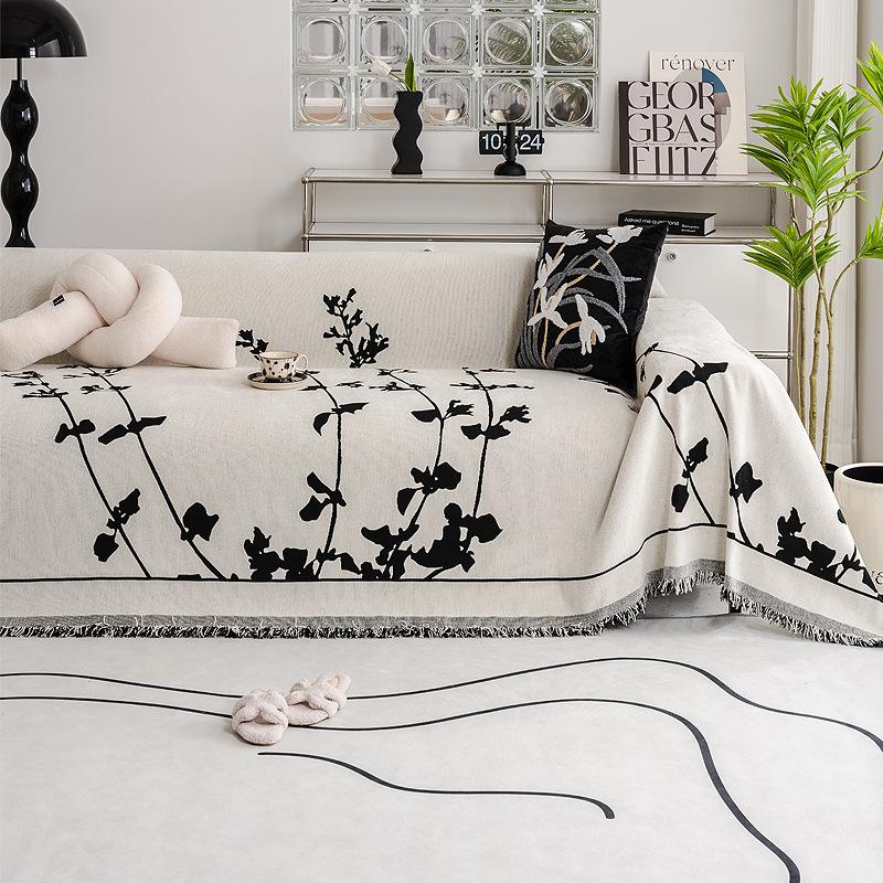Modern Minimalist Sofas Cover Anti Cat Scratch Easy To Maintain Dustproof Towel Four Season Universal Machine Washable Sofa Mat