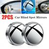 1Pair Car Van Blind Spot Mirrors 360° Wide Angle Convex Rear Side View Mirrors