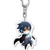 Naruto Anime Keychain Naruto Uzumaki Acrylic Keychain Cute Q Version Keyring Pendant Cosplay Gift For Fans One Piece Shipping