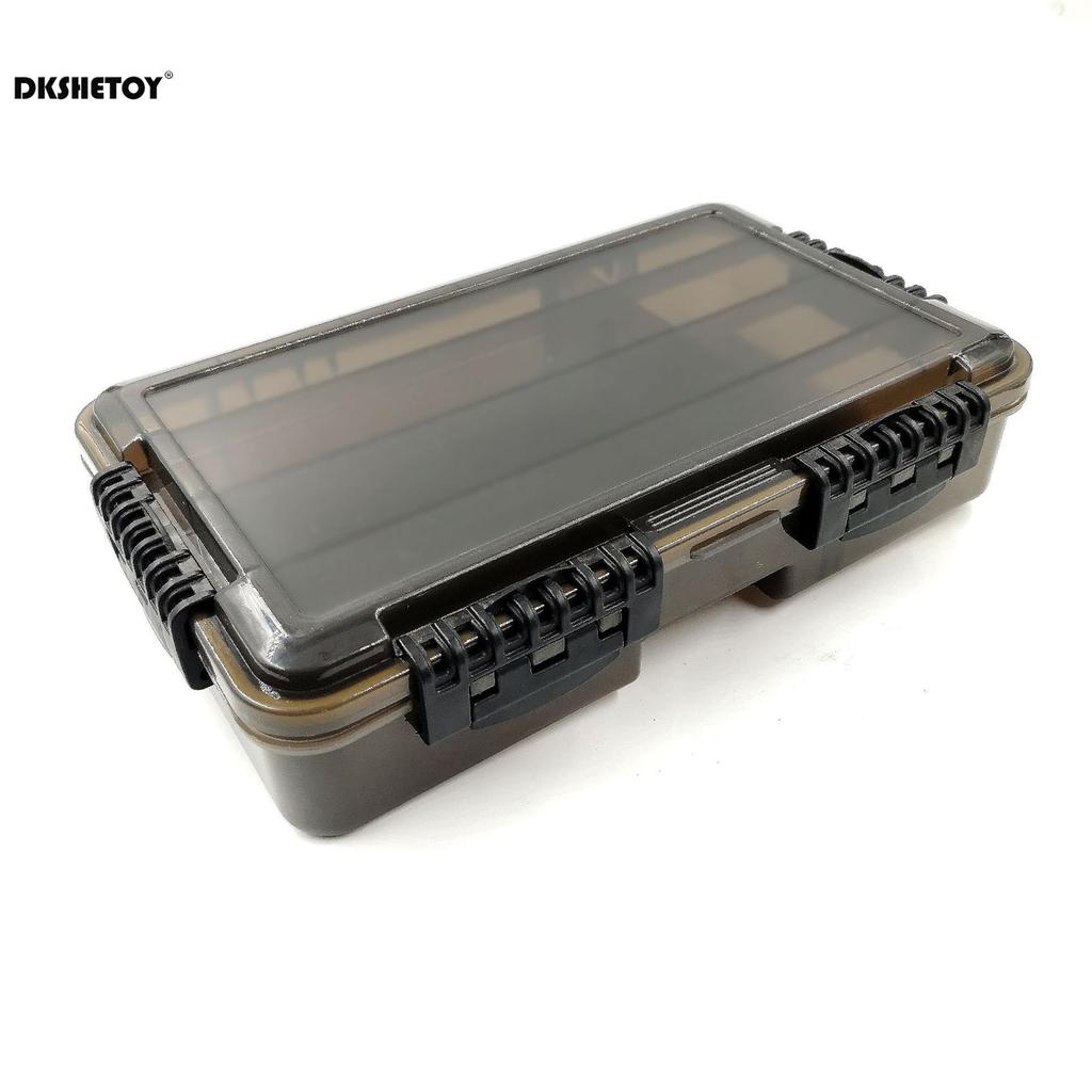 Fishing Tackle Boxes Organizer Waterproof Lure Box with Removable Dividers for Lines Hooks Small Fishing Accessories