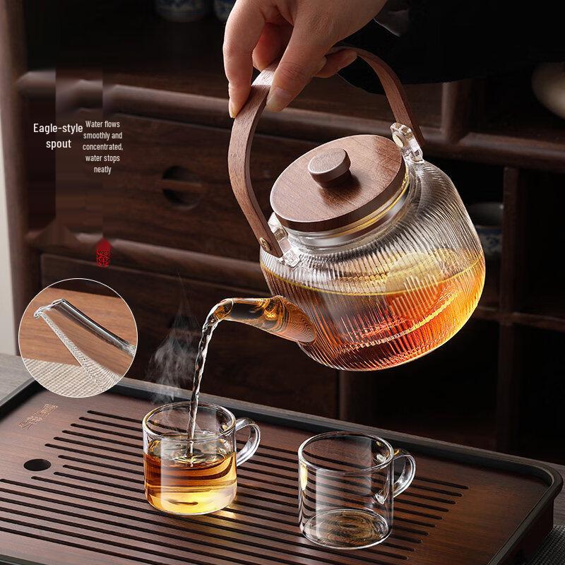 ZISIZ 2025 Glass Boiling Tea Pot