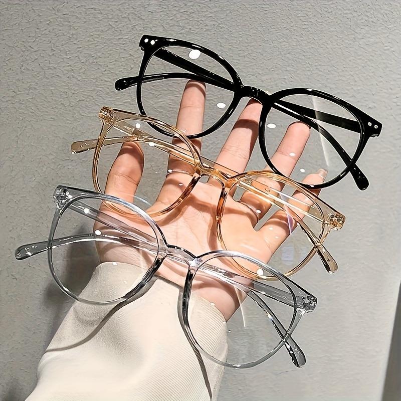 

Минималистичные пластиковые очки с полной оправой, модные очки для мужчин и женщин - повседневные декоративные компьютерные очки