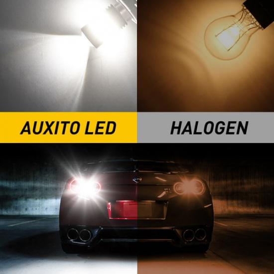 2X AUXITO 3156 3157 4157 LED Reverse Backup Light Bulbs 6000K Xenon White Bright