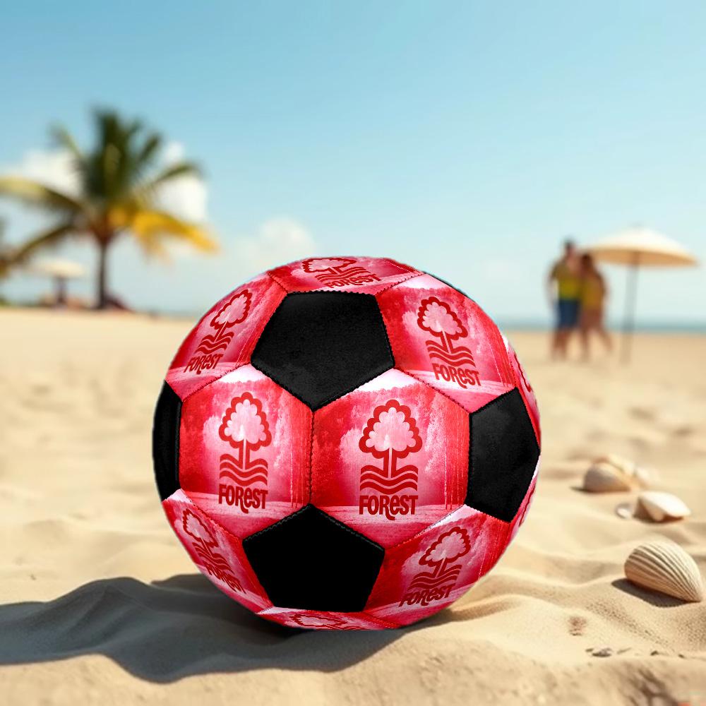Nottingham Forest F.C Soccer Ball Colorful All Ages Machine Stitched PVC Competition Ready Durable High-Bounce.SIZE5