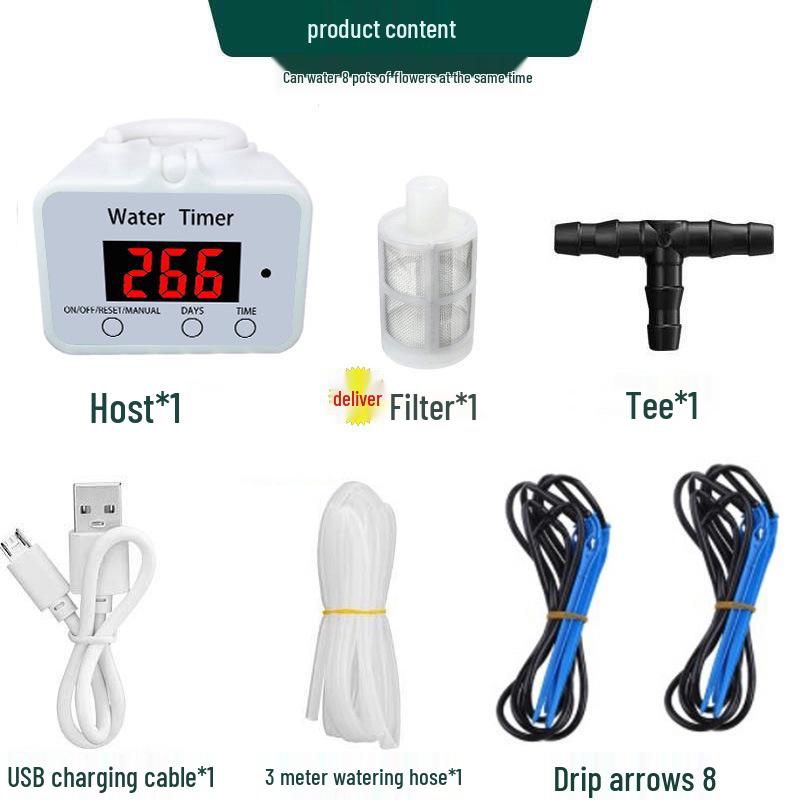 

Умная система таймера полива растений для садовых горшков и ирригации Flower Protector Watering Device JS-08B